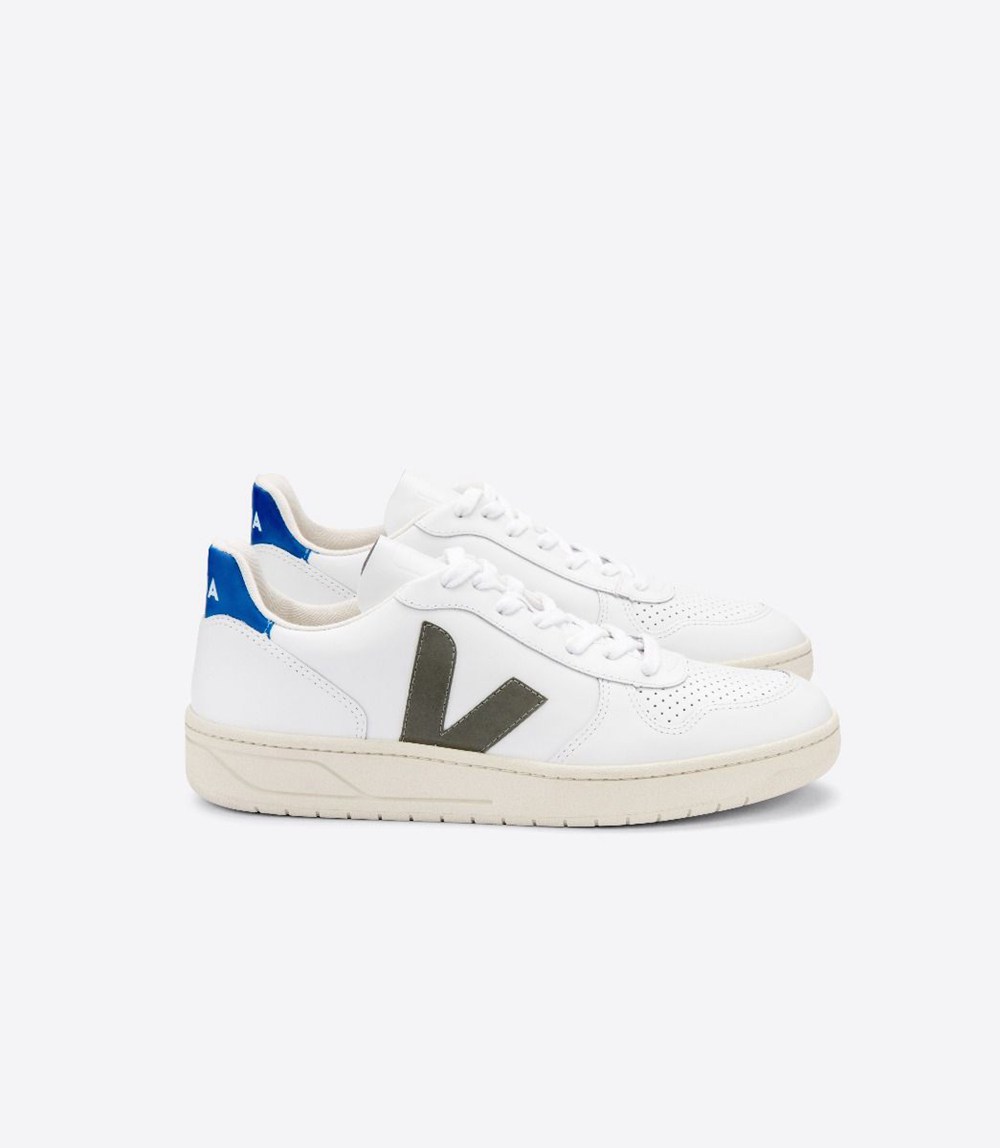 Veja Sneakers Dam - V-10 Läder - Vita - 235867-LBG